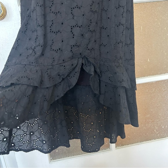 Lulus Black Lace High-low Dress - Picture 9 of 10